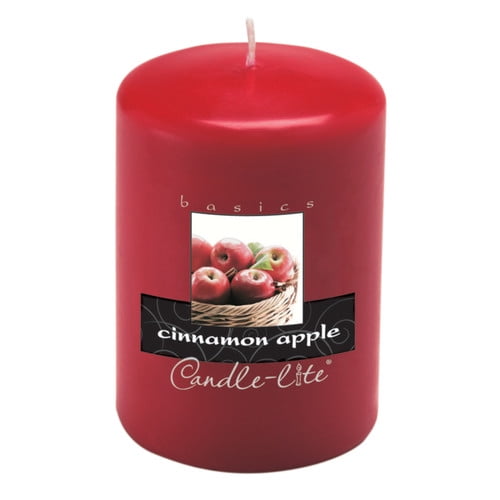 Fortune Products CandleLite Cinnamon Pillar Candle (Set of 2