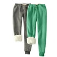 thumbnail image 2 of Women's Casual Pants, Loose Sweatpants, 2Pc Set, Solid Color, Comfy Home Lounge Wear, Sanitary Design, Daily Essentials,Green L, 2 of 8