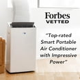 thumbnail image 2 of Whynter Inverter - Aire acondicionado portátil de 14.000 BTU con doble manguera, deshumidificador, ventilador de refrigeración y Wi-Fi inteligente para habitaciones de 600 pies cuadrados, NEX, 2 of 5