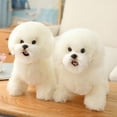 thumbnail image 3 of Lindo juguete de peluche con simulación de bichón friso, 3 of 5