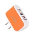 thumbnail image 4 of Cargador de pared multipuerto USB TureClos Universal Candy Color, 3 puertos, adaptador de pared con enchufe estadounidense, bloque cúbico, CA 110-220 V, 5 V, 4 of 4
