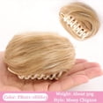 thumbnail image 2 of Extensions de Chignon en Cheveux Synthétiques Bouclés Mini Pince à Griffes Oreilles de Chat Chignons Postiches, 2 of 6