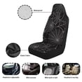 thumbnail image 6 of Jeiento Spider Web Car Seat Covers 2 Pcs Front Seats Only 2 PCS Front Seat Cover Set Interior Covers Fashion Auto Interior for Car Sedan Auto Truck SUV Halloween Decorative Accessory, 6 of 7