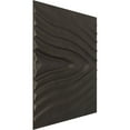thumbnail image 2 of Ekena Millwork 19 5/8"W x 19 5/8"H Kahuna EnduraWall Decorative 3D Wall Panel, Universal Aged Metallic Weathered Steel (12-Pack for 32.04 Sq. Ft.), 2 of 6