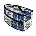 thumbnail image 3 of Bolsa de almacenamiento de plancha Estuche de transporte para la mayoría de las planchas Multifuncional con asa Azul y blanco, 3 of 9