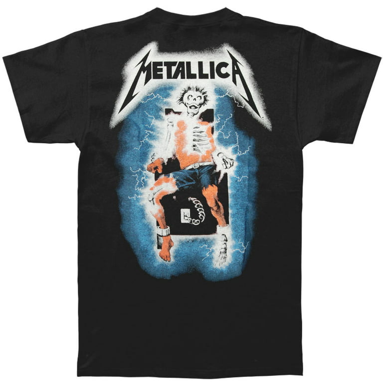 METALLICA T Shirt Ride The Lightning Band Logo Official Mens Black Long  Sleeve Size L : : Clothing, Shoes & Accessories