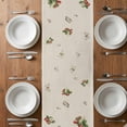 thumbnail image 6 of Spring Easter Table Runner - 36 Inch Long, Kitchen Dining Table Runner Dresser Scarves, Country Bunny Chick Floral Butterflies Burlap Farmhouse Decor for Coffee Tables Wedding Party Banquet, 6 of 8