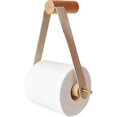 thumbnail image 1 of Toilet Roll Holder, Wooden Toilet Roll Holder Creative Wall Mounted Toilet Paper Holder, 1 of 5
