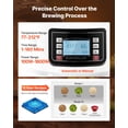thumbnail image 4 of VEVOR Electric Brewing System, 8 Gal/30 L Brewing Capacity, All-in-One Home Beer Brewer with Pump, Mash Boil Device with Panel, Auto/Manual Mode 100-1800W Power 25-100℃ Temp 1-180 min Timer Recipe Me, 4 of 10