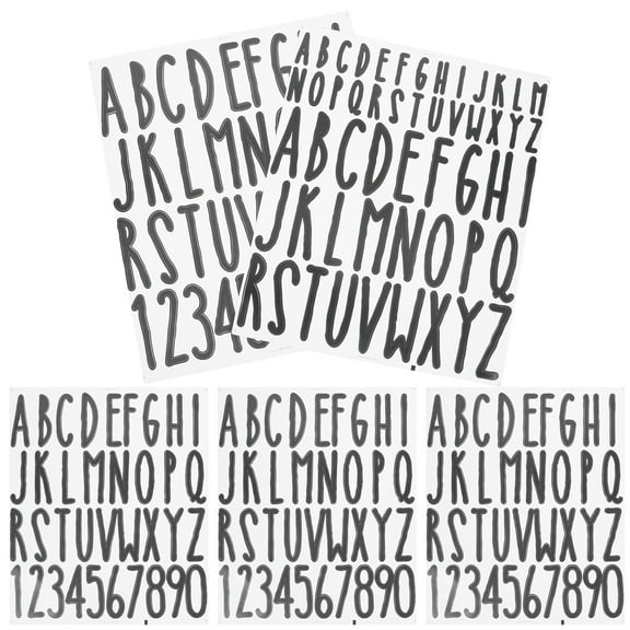 2 Pieces Mailbox Numbers Stickers House Outdoor Steel