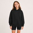 thumbnail image 6 of LRen Hoodies for Girls Oversized Hoodies Soft Lining Star Print Pullover Sweatshirts Causal Drop Shoulder Fashion Fall Winter Clothes for Girls 2-14 Years, 6 of 7