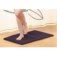 thumbnail image 3 of 1 Small Clara Clark Bath Mat Bathroom Rug - Absorbent Memory Foam Bath Rugs - Non-Slip, Thick, Cozy Velvet Feel Microfiber Bathrug, Plush Shower, Toilet-Floor Bathmats Carpet - Purple - 17"x24", 3 of 4
