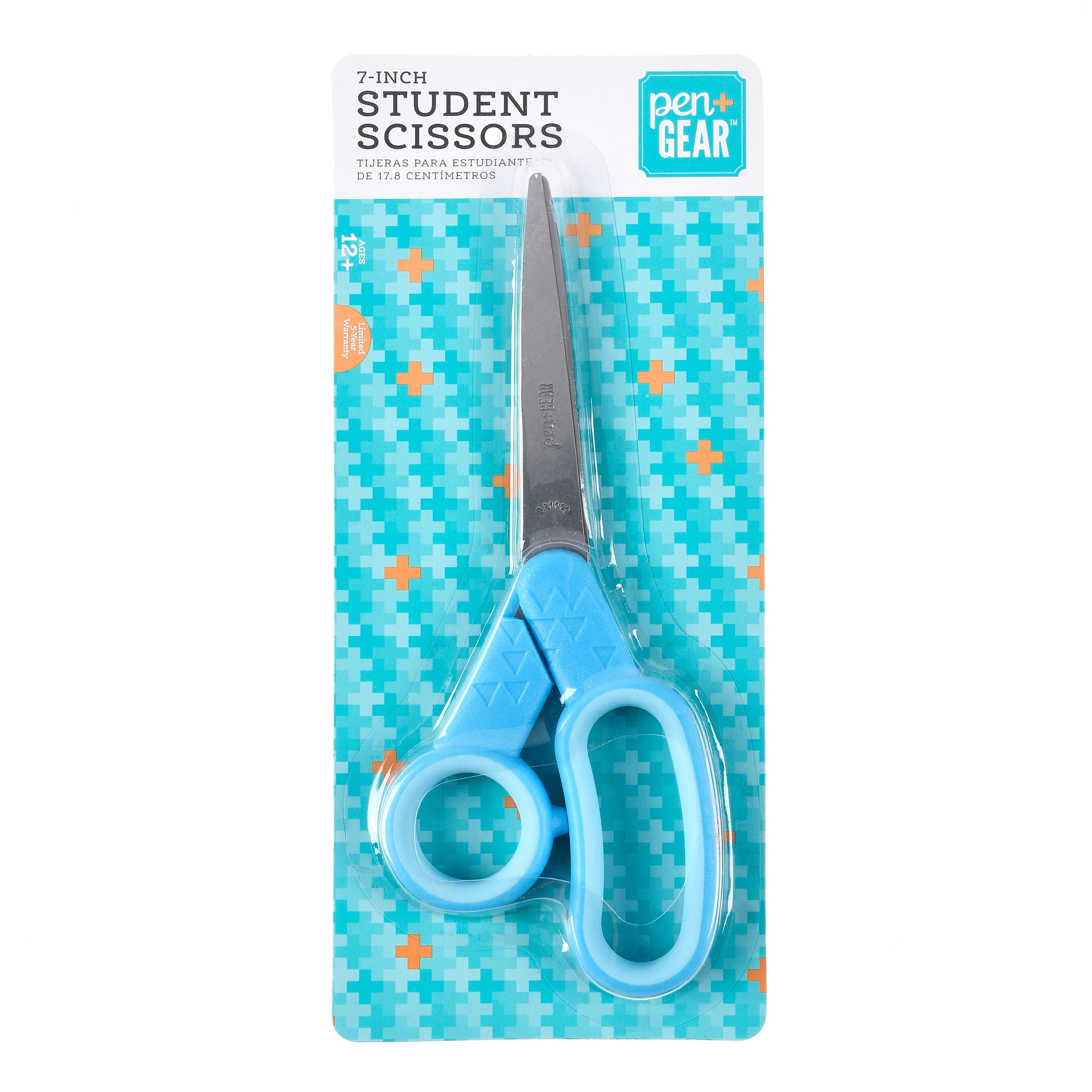 Pen + Gear Student Scissors, 7", Blue 1535601003, 7 inch