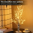 thumbnail image 4 of Lighted Birch Tree, White Birch Tree Adjustable Branches USB Power Supply Plastic  For Holiday, 4 of 8