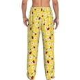 thumbnail image 6 of Cauagu Chamomile And Ladybug Mens Pajama Pants Sleep & Lounge Pants,PJ Bottoms with Pockets-X-Large, 6 of 7
