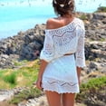 thumbnail image 3 of Vestido largo maxi estampado con escote en V estilo bohemio para mujer de CAROOTU, 3 of 5