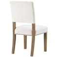 thumbnail image 4 of Modern Contemporary Urban Design Dining Kitchen Room Side Chair, Set of Four, Velvet Fabric Wood, Ivory White, 4 of 4