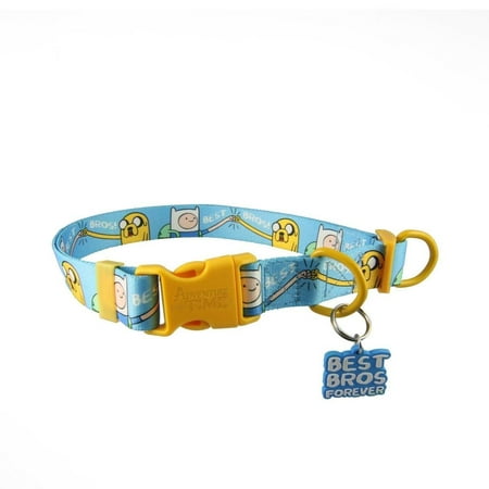 Adventure Time Best Bros! Adjustable Nylon Dog (Best Dog Cooling Collar)