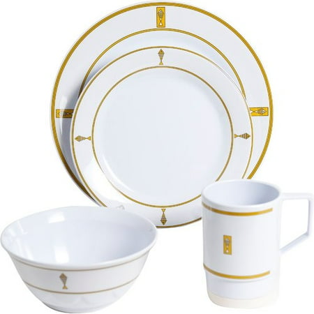 Galleyware Company Decorated Melamine Fish 24 Piece Dinnerware Set ... Galleyware Company Decorated Melamine Fish 24 Piece Dinnerware Set ...
