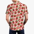 thumbnail image 4 of Daiia Cute Strawberry Pattern Men’s Polo Shirts,Solid Deck Shirt,Classic Fit, Breathable Cotton Polo for Casual and Sport Wear-Medium, 4 of 9