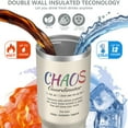 thumbnail image 4 of 1pc Chaos Coordinator 30oz Tumbler with Straw & Handle - Insulated Stainless Steel Cup | Holiday Gift for Man Women (Christmas, Valentine's, Birthday), 4 of 7