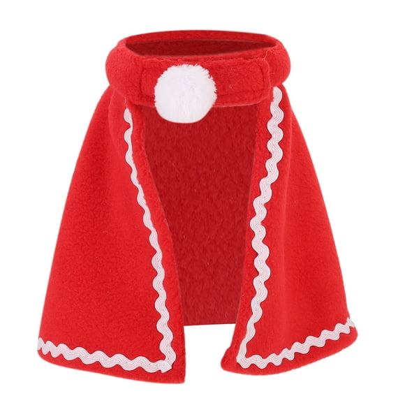 Manto rojo para gatos NikouMX ropa navideña para mascotas rendimiento finamente ajustado