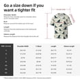 thumbnail image 7 of Xecao offers the Party Shark Cute for Men's Casual Short-sleeved Shirt, a button-up collared shirt with a pocket, perfect for beach vacations and yacht travel in the 3X-Large size., 7 of 7