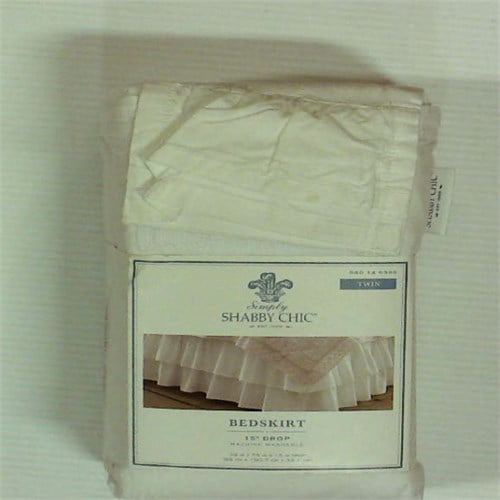 Simply Shabby Chic White Double Ruffle Bedskirt Full 