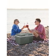 Alpicool Car Refrigerator, 34 qt Portable Refrigerator with Dual Zone 12v Freezer and Fridge,Fast cooling -4℉~68℉ for RV, Travel, Truck,Outdoor, Home,Camper