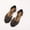 Black, variant on Women's Flat Sandals, Hollow Out Pointed Toe Braided Upper Outdoor Casual Shoes 5.5
