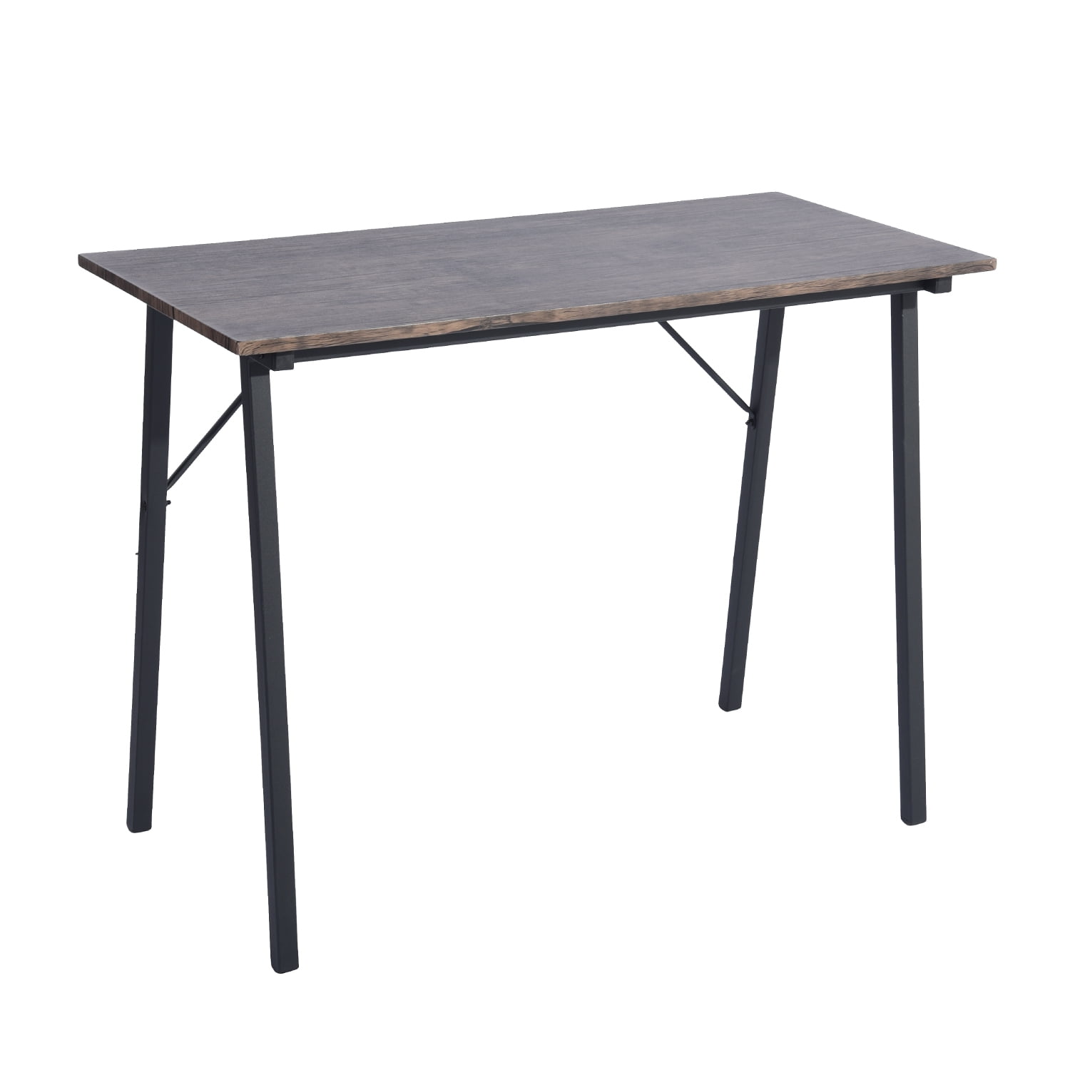 Kepooman Writing Computer Desk, Home Office Study Laptop Table, Modern Simple Style Desk, Walnut Color Kepooman Writing Computer Desk, Home Office Study Laptop Table, Modern Simple Style Desk, Walnut Color