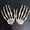 White, variant on 2 Pack Halloween Skeleton Hands, 6.3-Inch Realistic Left and Right Plastic Bone Props for Haunted House, Graveyard, Party Table and Photo Booth Decor