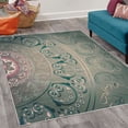 thumbnail image 2 of Mandala Decorative Rug, Vintage Cosmos Oriental Breeze Pattern Swirled Floral Leaves Art, Quality Carpet for Bedroom Dorm and Living Room, 6 Sizes, Sage Green, by Ambesonne, 2 of 4