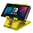 thumbnail image 1 of Support pour Switch pour Nintendo avec Fentes de Rangement pour Cartes de Jeu, Ajustable, Portable, Support Pliable Compatible avec Console Nintendo Switch/Switch Lite/Switch OLED, 1 of 4