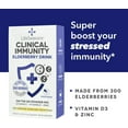 thumbnail image 4 of LifeSeasons Clinical Immunity - Elderberry Drink Mix - Protects & Fights for Healthy Immune Response - Immunity Booster - Serve Hot or Cold - Vitamin C + D + Zinc - (5 Pack), 4 of 5