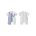 thumbnail image 2 of Yuemengxuan Baby Boy Collared Romper Elephant Pattern Short Sleeve Jumpsuit Cute Summer Clothes, 2 of 6