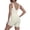 Beige, variant on Rove Studio Women's 2-Piece Yoga Outfit, V-Back Crop Tank & High Waist Biker Shorts, Breathable Workout Set with Yoga Pants Blue M