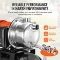 thumbnail image 4 of VEVOR 1HP Shallow Well Pump with Pressure Tank 1000GPH Irrigation Booster Pump, 4 of 9