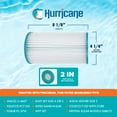 thumbnail image 3 of Hurricane 4 Pack HF4607-02 Advanced Pool and Spa Filter Cartridge Replacement, 3 of 7