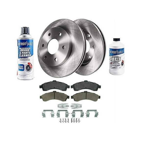 Front Brake Pad and Rotor Kit - Compatible with 2002 - 2005 GMC Envoy XL 2003 2004