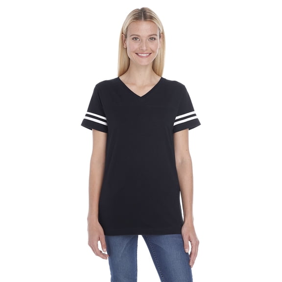 LAT Ladies' Football Fine Jersey T-Shirt - 3537