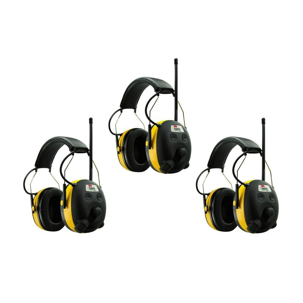(3) PELTOR WORKTUNES Digital AM FM MP3 Radio HEADPHONES Hearing Ear PROTECTION by The ROP Shop