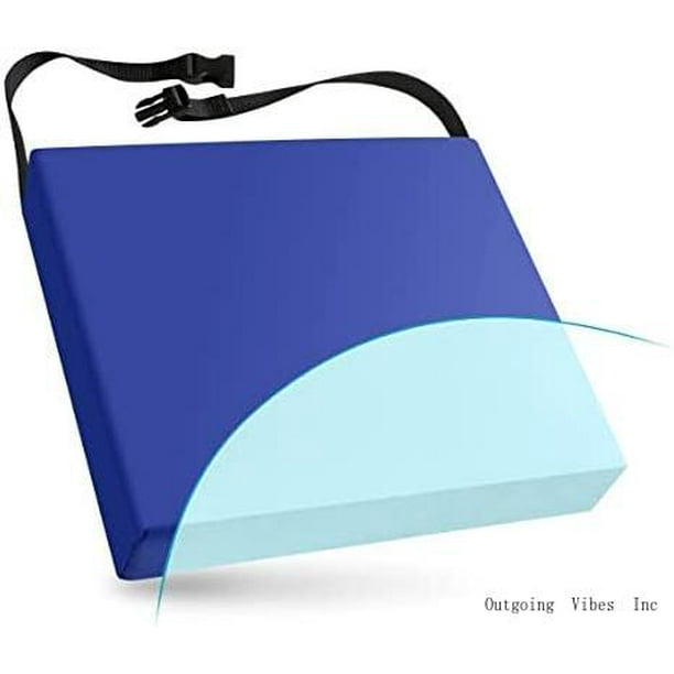 wheelchair cushion waterproof seat cover non slip bottom semi firm