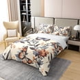 thumbnail image 3 of Erosebridal 100% Organic Cotton Butterfly Comforter Cover Twin Size Floral Blossom Bedding Set Wild Flying Animal Duvet Cover Spring Nature Quilt Cover With 1 Pillowcase,Bedroom Decor 2Pcs, 3 of 6
