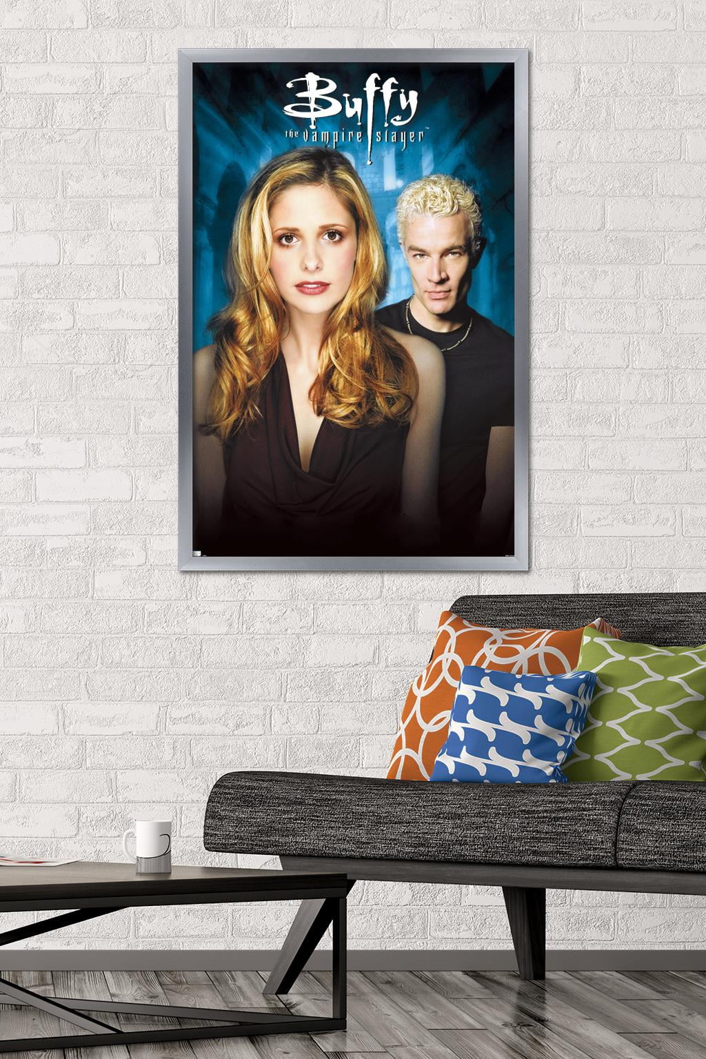 Buffy the Vampire Slayer - Season 7 One Sheet Wall Poster, 22.375" x 34", Framed
