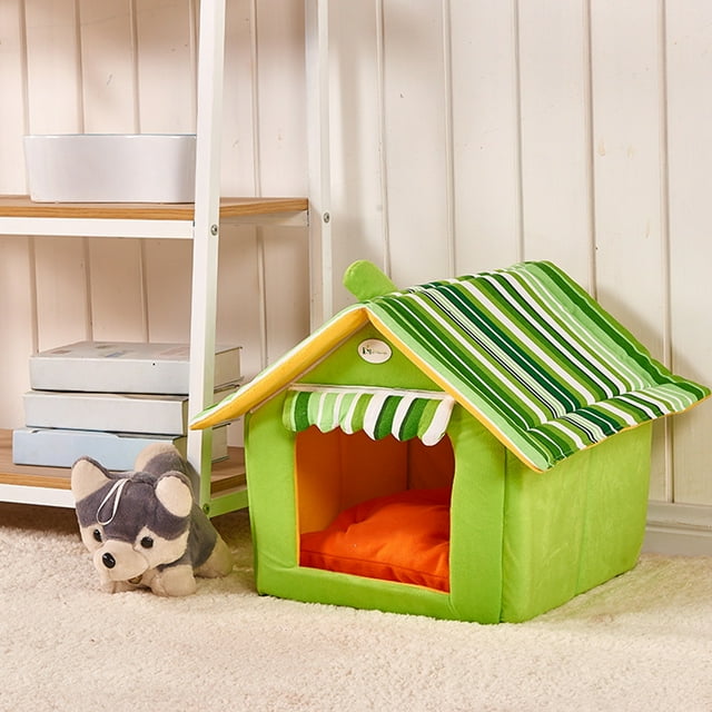 LSLJS Confortable Peluche Kennel Dogs Litière pour Animaux Sommeil Profond Litière Lit de Sommeil