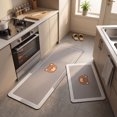 thumbnail image 7 of Anti Fatigue Kitchen Floor Mats Set of 2, Waterproof Kitchen Sink Runner Rug, Standing Mat Cushioned Kitchen Rugs, Comfort Doormat 16''x24''+16x47" (Gray-A), 7 of 7