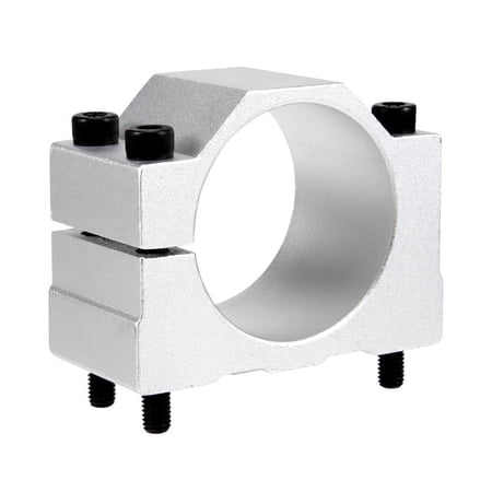 1Pcs Spindle CNC Milling Machine Motor with 4 Screws Spindle Clamp Mounting Bracket 65mm 1 * mounting bracket Silver