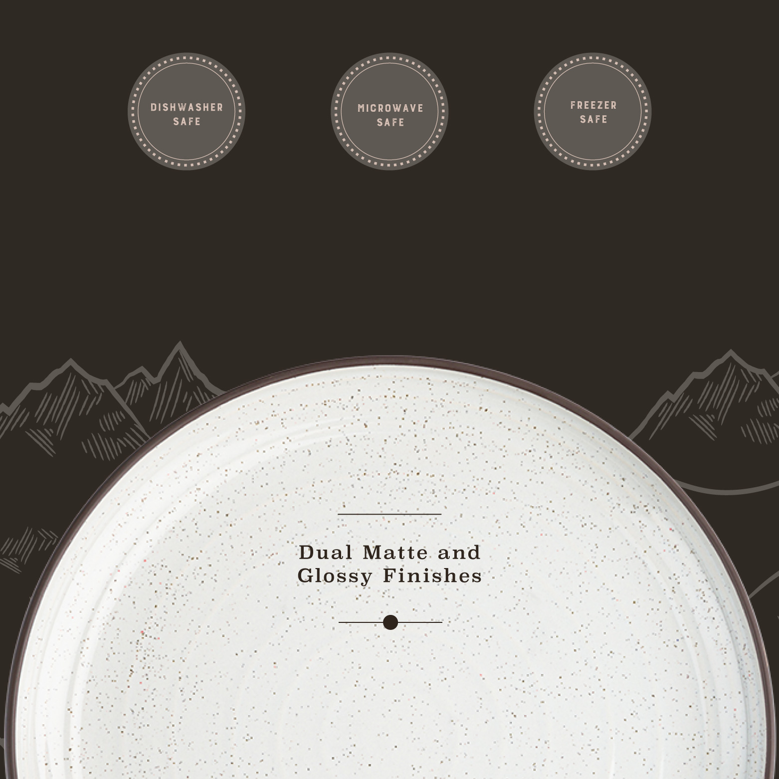 Yellowstone Beth 12-Piece Ceramic Dinnerware Set photo 6