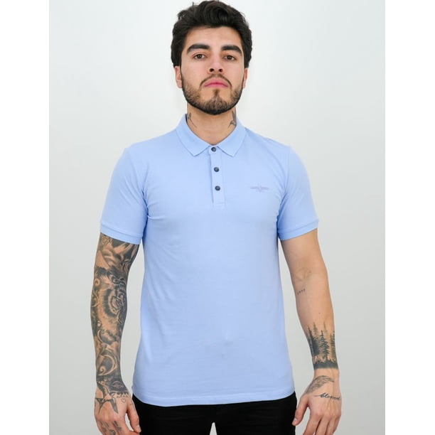 Playera Lisa Barabas Tipo Polo Corte Slim Fit